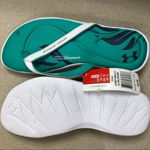 Under Armour flip flops